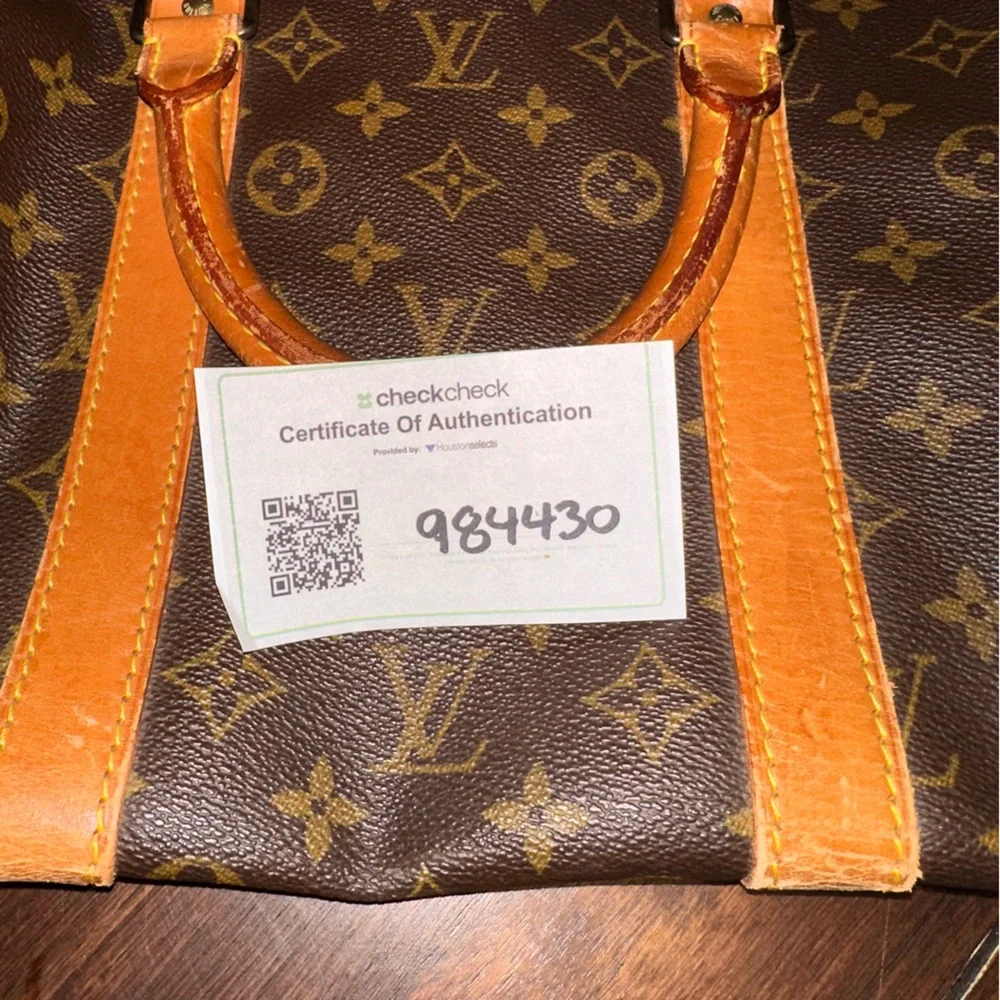 Louis Vuitton Classic Monogram Keep All 55 Duffle Overnight Bag WITH COA! - Picture 2 of 16